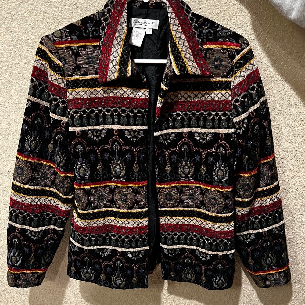 Vintage Coldwater Creek Multicolores Blazer